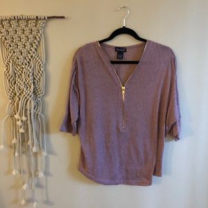 ♥️ Mauve Short Sleeve Blouse | M
